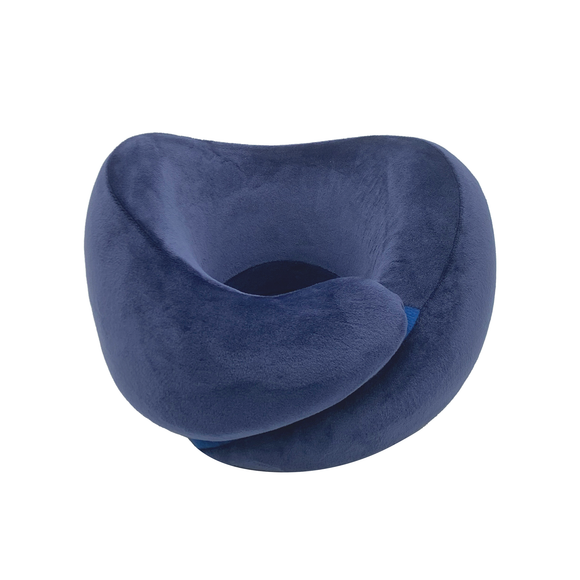 MINISO FOLDABLE NUMBER ZERO NECK PILLOW WITH HOOK(DARK BLUE) 2021481710101 U-SHAPED NECK PILLOW