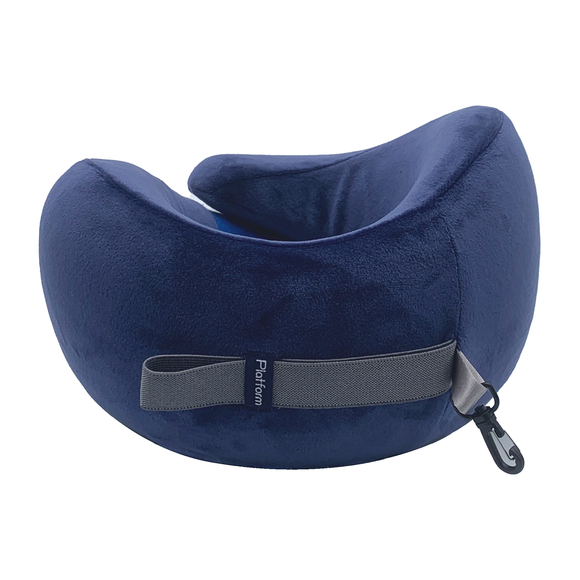 MINISO FOLDABLE NUMBER ZERO NECK PILLOW WITH HOOK(DARK BLUE) 2021481710101 U-SHAPED NECK PILLOW