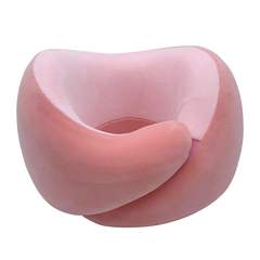 MINISO FOLDABLE NUMBER ZERO NECK PILLOW WITH HOOK(PINK) 2021481711108 U-SHAPED NECK PILLOW