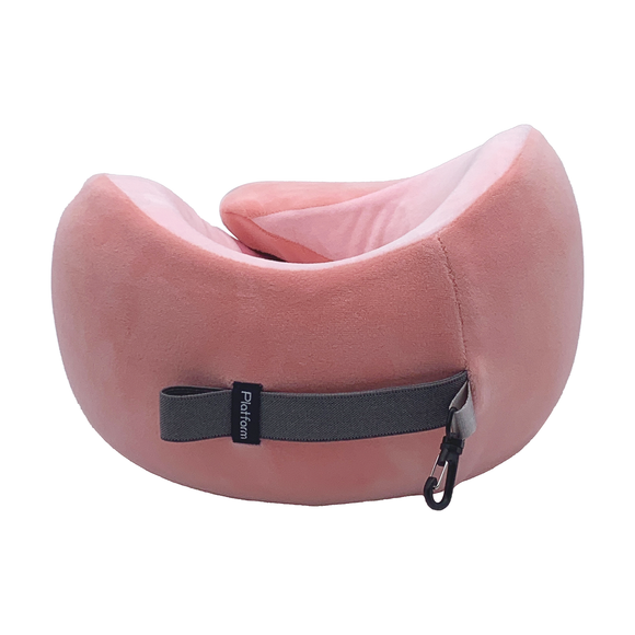 MINISO FOLDABLE NUMBER ZERO NECK PILLOW WITH HOOK(PINK) 2021481711108 U-SHAPED NECK PILLOW