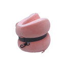 MINISO FOLDABLE NUMBER ZERO NECK PILLOW WITH HOOK(PINK) 2021481711108 U-SHAPED NECK PILLOW-3