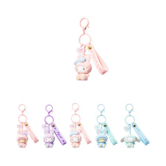 MINISO HELLO KITTY AND FRIENDS RABBIT KEYCHAIN 2021773210104 FASHIONABLE ORNAMENTS