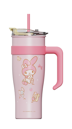 MINISO MY MELODY LARGE CAPACITY STEEL BOTTLE WITH STRAW 1600ML 2021799110105 STEEL CUP