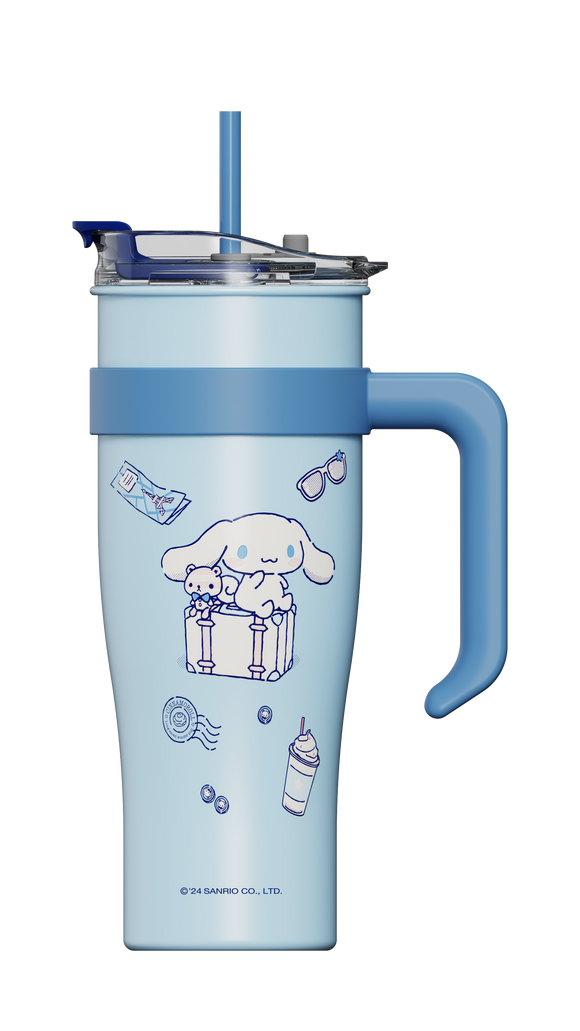 MINISO CINNAMOROLL LARGE CAPACITY STEEL BOTTLE WITH STRAW 1600ML 2021799910101 STEEL CUP
