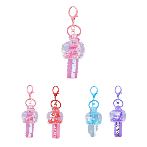 MINISO HELLO KITTY AND FRIENDS LIQUID TV KEYCHAIN 2021810610102 FASHIONABLE ORNAMENTS