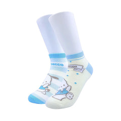 MINISO POCHACCO STRIPED & DOTS ANKLE SOCKS (2 PAIRS) 2021883910109 MEN'S LOW-CUT SOCKS