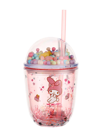 MINISO MY MELODY PORTABLE WATER BOTTLE (435ML)(PINK) 2021898210102 PLASTIC WATER BOTTLE