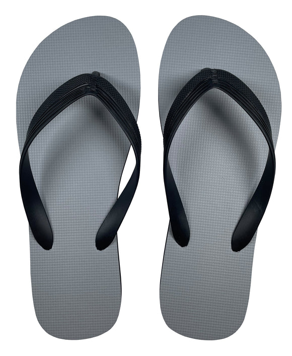 MINISO SOLID COLOR MEN'S FLIPFLOPS ( GRAY,4142 ) 2013126814114 MEN'S