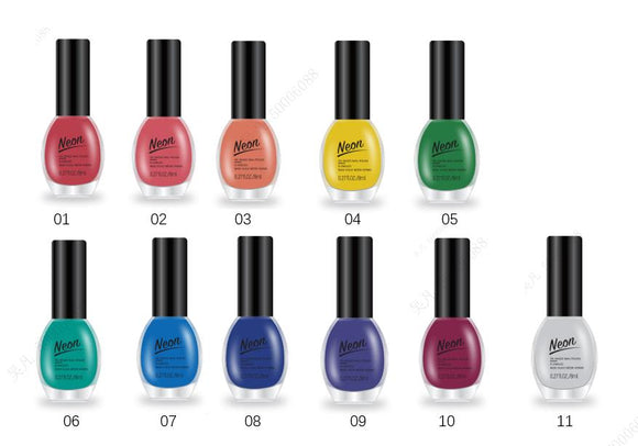 MINISO NEON OIL BASED NAIL POLISH ( 07 ) 2014106810102 NAIL POLISHER