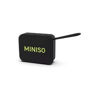MINISO CLOTH COVER WATER-PROOF WIRELESS SPEAKER MODEL: A151(BLACK) 2022389112103 WIRELESS SPEAKER