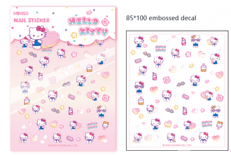 MINISO HELLO KITTY NAIL DECALS 2023178910108 NAIL DECALS