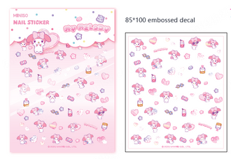 MINISO MY MELODY NAIL DECALS 2023179010104 NAIL DECALS