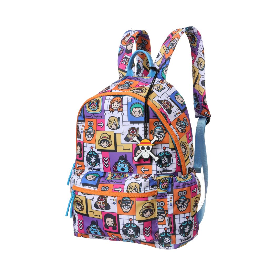MINISO ONE PIECE COLLECTION ALL-OVER PRINT BACKPACK(ORANGE) 2023580611105 BACKPACK