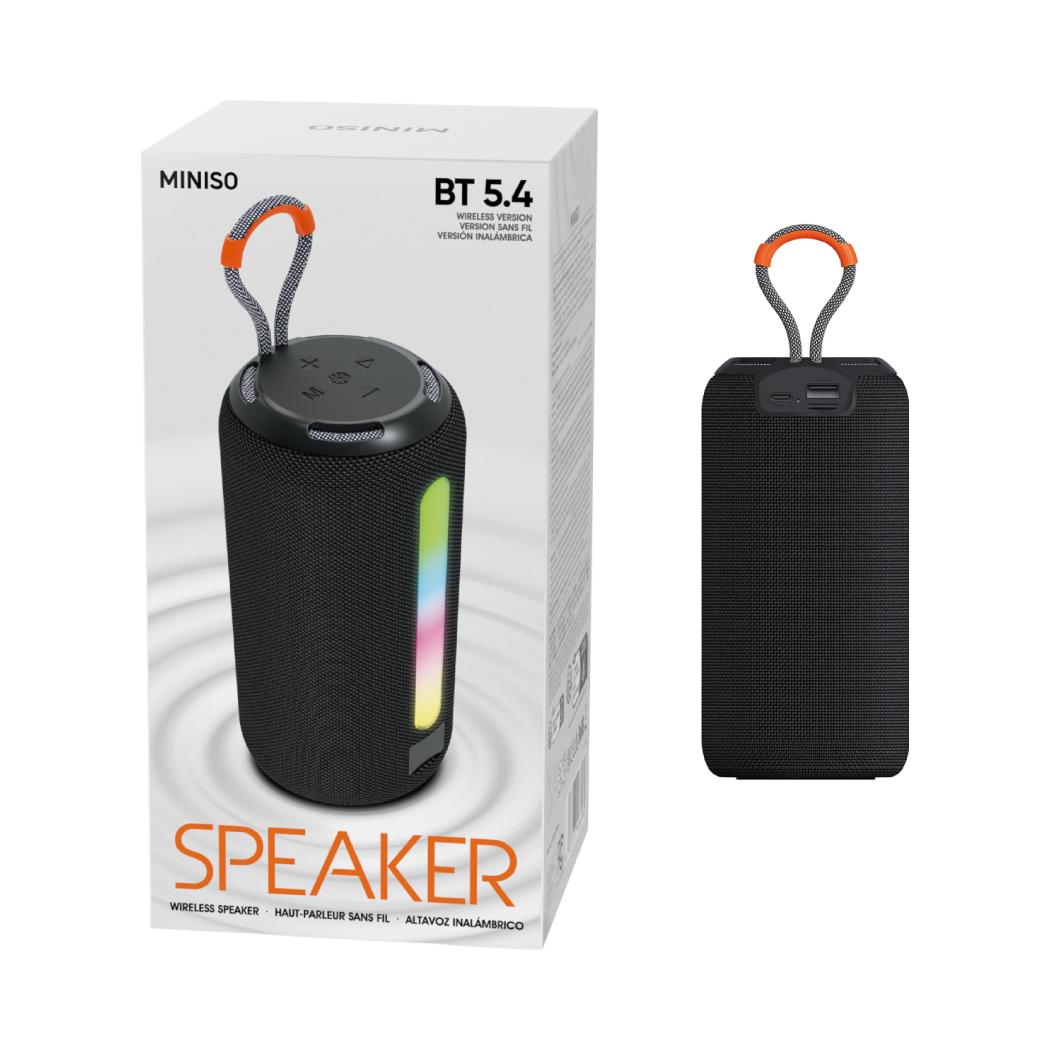 MINISO CLOTH WIRELESS SPEAKER MODEL: A162(BLACK) 2023646012105 WIRELESS SPEAKER