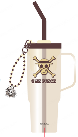 MINISO ONE PIECE COLLECTION STRAW PLASTIC BOTTLE 1250ML 2023663410106 PLASTIC WATER BOTTLE