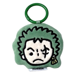 MINISO ONE PIECE COLLECTION BIG-HEAD CUTE PLUSH PENDANT (ZORO) 2024057710109 PLUSH KEYCHAINS