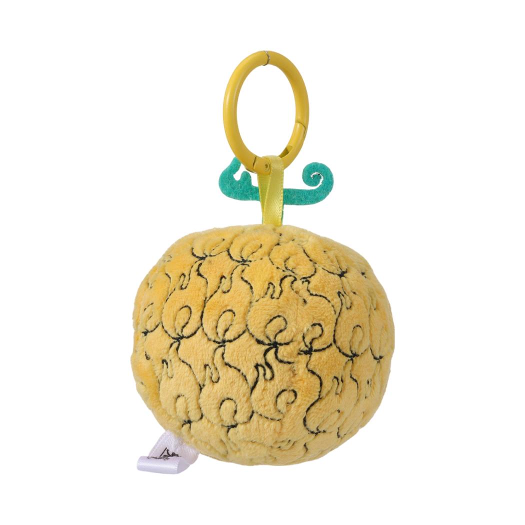 MINISO ONE PIECE COLLECTION FRUIT PLUSH PENDANT (FLAME-FLAME FRUIT) 2024058210103 PLUSH KEYCHAINS