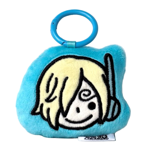 MINISO ONE PIECE COLLECTION BIG-HEAD CUTE PLUSH PENDANT (SANJI) 2024058310100 PLUSH KEYCHAINS