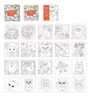 MINISO WILD ANIMALS COLLECTION 227X240MM WIRE-BOUND COLORING BOOK (20 SHEETS) 2024067110104 WIREBOUND BOOK-2