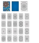 MINISO MANDALA COLLECTION B5 WIRE-BOUND COLORING BOOK (20 SHEETS) 2024067310108 WIREBOUND BOOK-2