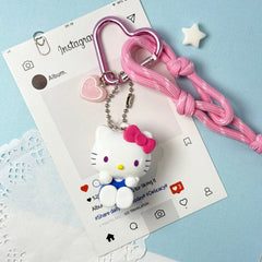 MINISO HELLO KITTY SWEET FACTORY 3D KEYCHAIN 2024098610109 FASHIONABLE ORNAMENTS