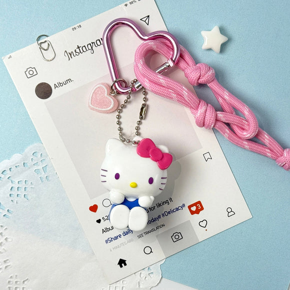MINISO HELLO KITTY SWEET FACTORY 3D KEYCHAIN 2024098610109 FASHIONABLE ORNAMENTS