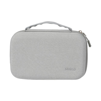 MINISO UNISEX HARD CASE STORAGE HANDBAG(GRAY) 2024228010106 HANDBAG