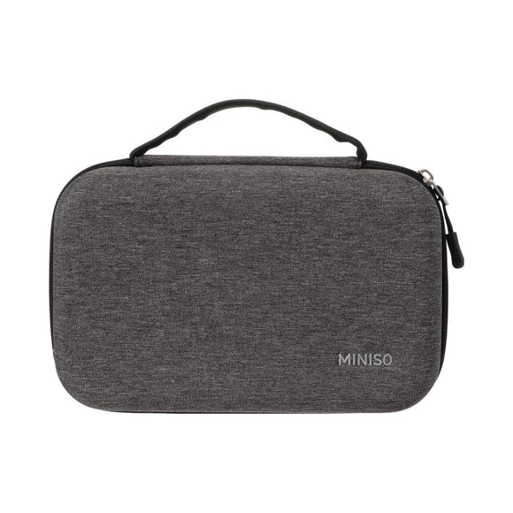 MINISO UNISEX HARD CASE STORAGE HANDBAG(DARK GRAY) 2024228012100 HANDBAG