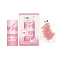 MINISO MINIMALIST SILKY FACE BLUSH STICK(02) 2024441812105 BLUSHER