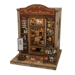 MINISO CITY SERIES ASSEMBLING BOOK STAND(DRAMA BOOKSTORE) 2024631410104 EDUCATIONAL TOYS