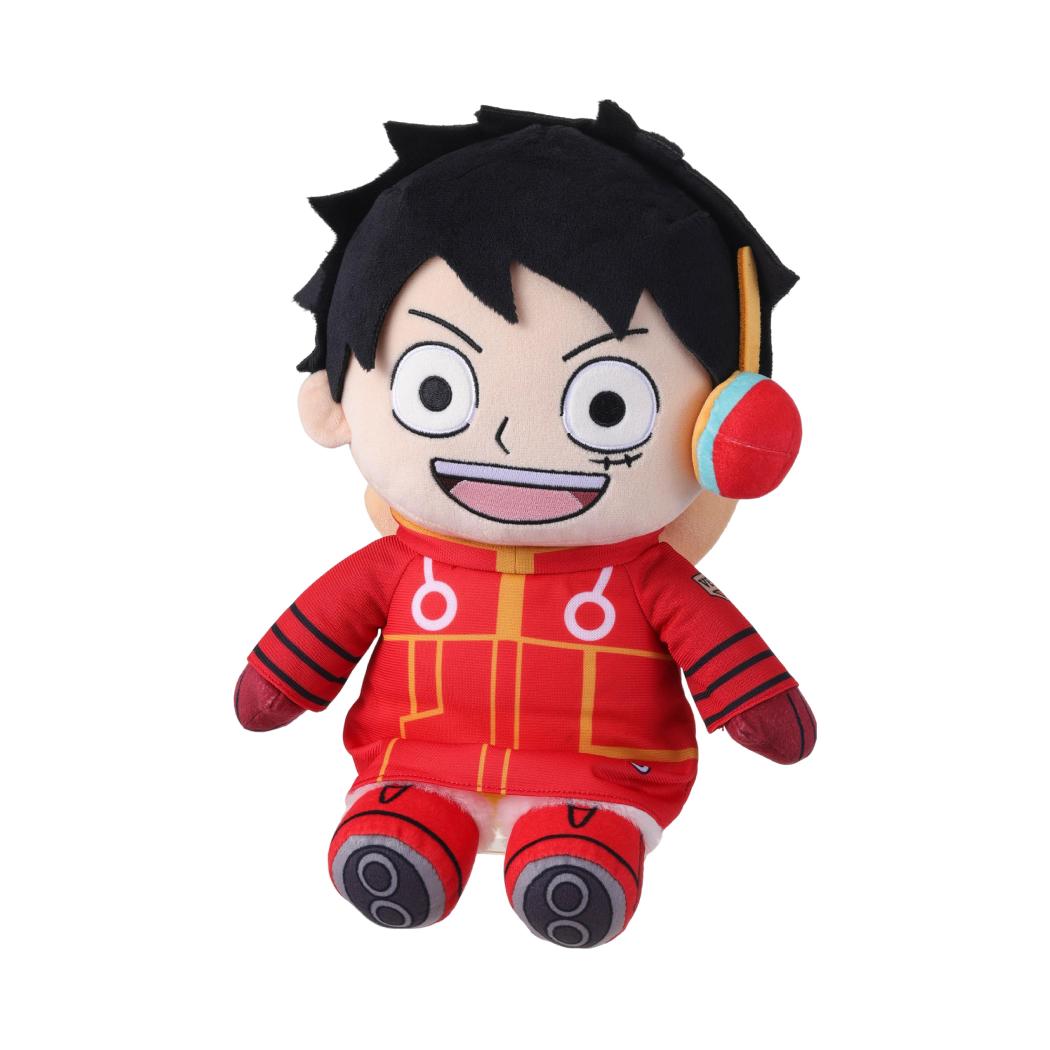 MINISO ONE PIECE COLLECTION 12IN. SITTING-POSTURE PLUSH TOY ( LUFFY ) 2024652511101 IP PLUSH