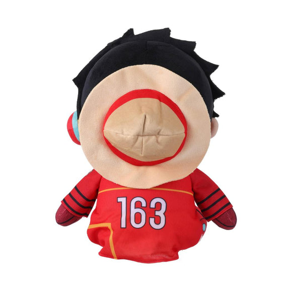 MINISO ONE PIECE COLLECTION 12IN. SITTING-POSTURE PLUSH TOY ( LUFFY ) 2024652511101 IP PLUSH