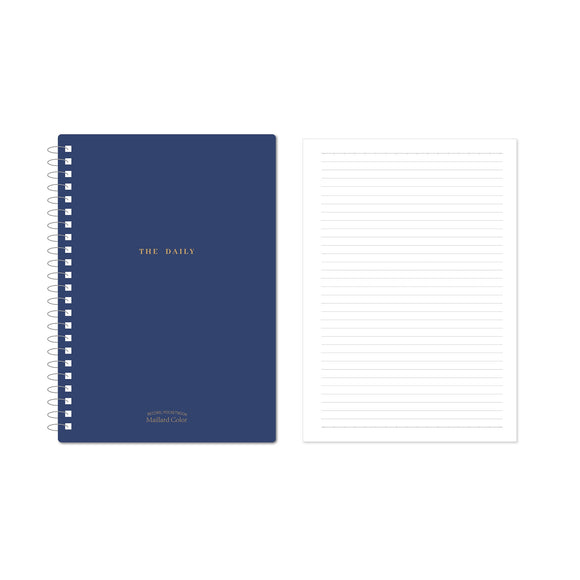 MINISO MINIMALISM RETRO COLLECTION A4 PP WIRE-BOUND BOOK 90 SHEETS (MIDNIGHT BLUE) 2025082310104 WIREBOUND BOOK