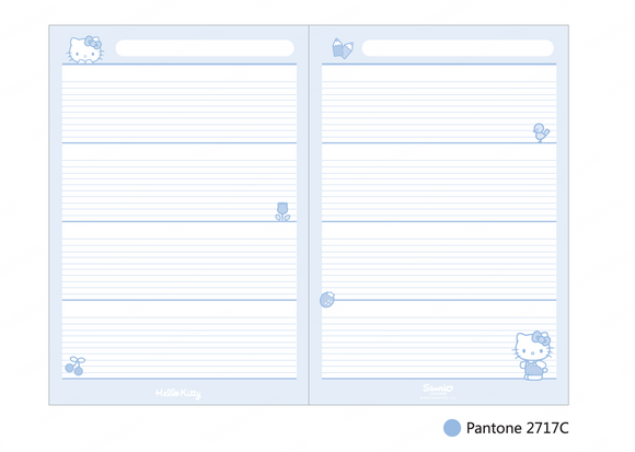 MINISO HELLO KITTY COLLECTION FIGURE A5 3D FIGURE STRESS-RELIEF MAGNET SNAP BOOK (80 SHEETS) 2025084710100 HARDCOVER MEMO BOOK