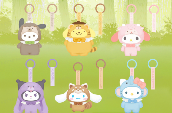 MINISO HELLO KITTY AND FRIENDS ANIMAL ADVENTURE SERIES VINYL PLUSH SURPRISE BOX 2025294310107 IP PLUSH