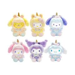 MINISO HELLO KITTY AND FRIENDS FANTASY UNICORN COLLECTION VINYL PLUSH PENDANT SURPRISE BOX 2025396410101 FASHIONABLE ORNAMENTS