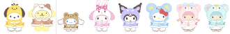 MINISO HELLO KITTY AND FRIENDS LITTLE CAPE VINYL PLUSH SURPRISE BOX PENDANT 2025472410100 SURPRISE BOX