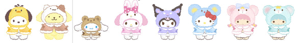 MINISO HELLO KITTY AND FRIENDS LITTLE CAPE VINYL PLUSH SURPRISE BOX PENDANT 2025472410100 SURPRISE BOX