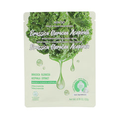 MINISO FRUIT & VEGETABLE SERIES BRASSICA OLERACEA ACEPHALA MOISTURIZING FACIAL SHEET MASK 2025510810107 FACIAL MASK SHEET
