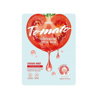 MINISO FRUIT & VEGETABLE SERIES TOMATO MOISTURIZING FACIAL SHEET MASK 2025510910104 FACIAL MASK SHEET