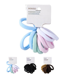 MINISO BASIC SERIES HAIR TIE (10 PCS) 2025650710107 RUBBER BAND