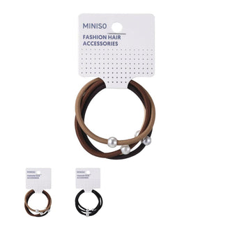 MINISO BASIC SERIES HAIR TIE (4 PCS) 2025651010107 RUBBER BAND