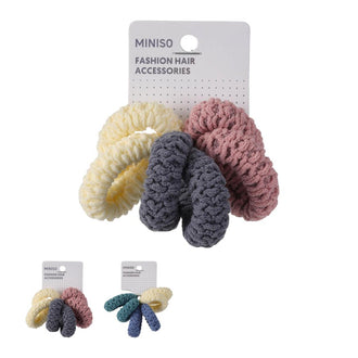 MINISO BASIC SERIES HAIR TIE (6 PCS) 2025651110104 RUBBER BAND