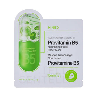 MINISO PROVITAMIN B5 NOURISHING FACIAL SHEET MASK 2025702610102 FACIAL MASK SHEET