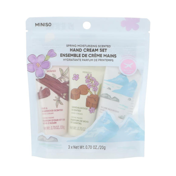 MINISO SPRING MOISTURIZING SCENTED HAND CREAM SET 2025857810105 HAND CREAM