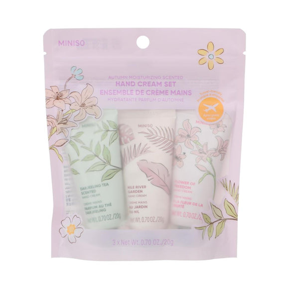 MINISO AUTUMN MOISTURIZING SCENTED HAND CREAM SET 2025857811102 HAND CREAM