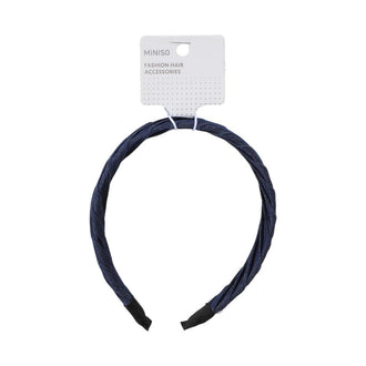MINISO DENIM BLUE SERIES HAIR HOOP (1 PC) 2025980110103 HAIR TIE