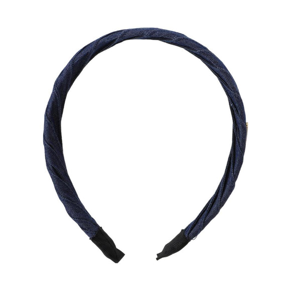 MINISO DENIM BLUE SERIES HAIR HOOP (1 PC) 2025980110103 HAIR TIE