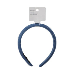 MINISO DENIM BLUE SERIES HAIR HOOP (1 PC) 2025980810102 HAIR TIE