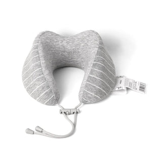 MINISO STRIPED NECK PILLOW(LIGHT GRAY) 2026198111104 U-SHAPED NECK PILLOW